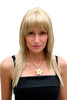 CUTE & COY sexy BLONDE LADY QUALITY WIG bangs fringe layers LONG (9214 Colour 234)