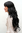 STUNNINGLY BEAUTIFUL black Lady QUALITY Wig wavy long (9317 Colour 1B)