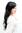 GREAT VOLUME and VERY LONG Lady QUALITY Wig BLACK sexy SIDE-PARTING (9669EL Colour 1B)