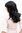 TEMPTRESS Lady QUALITY Wig BLACK long BANGS fringe slight curl (3001 Colour 1B)