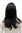 GOTHIC GIRL raven black LADY Quality WIG cute parting STRAIGHT (4038 Colour 1B)