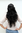 Perücke, schwarz, lang, wallendes Haar 4306-1B