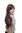 STUNNINGLY BEAUTIFUL brunette BROWN Lady QUALITY Wig wavy VERY long BRIGHTER ENDS