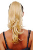 Hairpiece PONYTAIL medium length straight BLONDE blond (T400 Colour 611B)