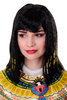 Karneval Perücke Kleopatra schwarz PW0185