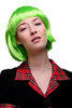 Party/Fancy Dress/Halloween Lady WIG Bob fringe short NEON GREEN disco PW0114-PC15 COSPLAY