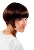 Sexy FEMDOM Fashion BOB wig BROWN brunette mix (1216 colour 2T33)