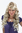 Wig VERY LONG & CURLS blond mix platinum blond ends (7633 colour 27T613)