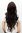 VERY LONG Lady Wig Fashion Wig SEXY FRINGE natural looking wavy mixed BROWN brunette