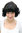 VERY CUTE Lady Fashion Quality Wig FRINGE Short CURLS DARK BROWN A18C-4 Parrucca Peluca