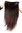Hairpiece Halfwig 7 Microclip Clip In Extension long straight slight wave wavy MIXED DARK BROWN