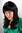 VERY CHIC Lady Quality Wig BLACK fringe LAYERED cut 1548-1B 50 cm Peluca Parrucca