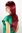 VERY LONG Lady Wig Fashion Wig layered cut FRINGE straight RED reddish aubergine 70 cm Peluca Pruik