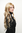 STUNNING Lady Fashion Quality Wig BRIGHT mixed BLOND wavy slightly curly VERY LONG 80 cm Peluca