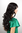 STUNNING Lady Fashion Quality Wig BLACK great volume slight curls wavy Peluca Parruca Pruik