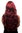 Perücke, aubergine-rot, lockig, 7633-39