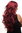STUNNING Lady Fashion Quality Wig RED aubergine great volume slight curls 7633-39 LONG 65 cm Peluca