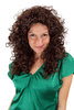 Party/Fancy Dress WIG seductive Vamp CARIBBEAN LATIN style very curly kinky AMAZING VOLUME BROWN