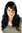 STUNNING High quality LADY WIG long BLACK wavy slight curls 9319-1B 60 cm