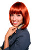Lady Fashion Quality BOB Page Wig Short ruby RED 7803-135 Parrucca Peluca