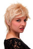 SHORT Lady Wig spiny WILD styled Hair 80s Eighties MIXED BLOND 26155-27T88