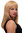 Sexy fashionable Lady Wig STRAIGHT caramel honey BLOND /w FRINGE 50 cm LONG Cosplay Roleplay Femdom
