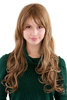 Lady Wig Fashion Wig slight curl light brown DARK BLOND 3255-M8 long 55 cm Peluca Pruik