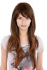 Lady Wig Fashion Wig mixed BROWN stepped 2T30 70cm