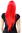 Sexy fashionable Lady Wig RED straight SEXY FRINGE very long 70 cm Cosplay She-Devil Mistress