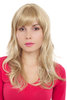 VERY CHIC & SEXY Lady Quality Wig NATURALLY MIXED BLOND strands streaks long slightly wavy
