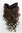 Hairpiece Halfwig 7 Microclip Clip In Extension long BEAUTIFUL curls curled curly BROWN brunette