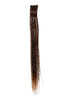 YZF-P1S18-2T30 One Clip Clip-In extension strand highlight straight micro clip chestnut brown mix