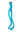 YZF-P1C18-TF2512 One Clip Clip-In extension strand highlight curled wavy micro clip light blue