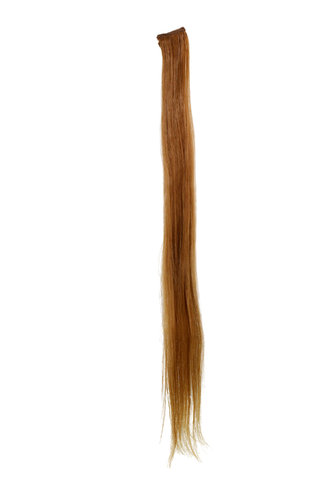 1 Clip-In extension strand highlight straight 1,5 inch wide, 25 inches long strawberry blond