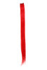 One Clip Clip-In extension strand highlight straight micro clip, 1,5 inch wide, 25 inches red