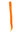 One Clip Clip-In extension strand highlight straight micro clip, 1,5 inch wide, 25 inches orange