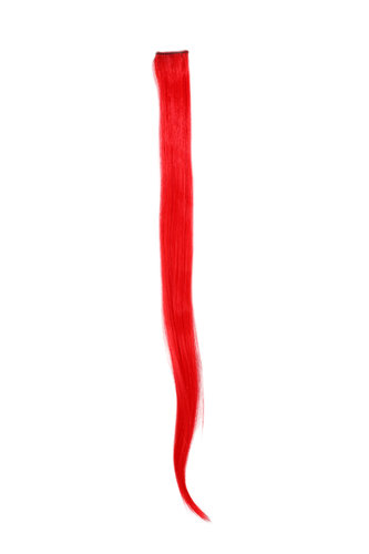 One Clip Clip-In extension strand highlight straight micro clip, 1,5 inch wide, 25 inches light red
