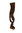 1 x Two Clip Clip-In extension strand curled wavy 3,5 inch wide, 18 inches long chestnut brown mix