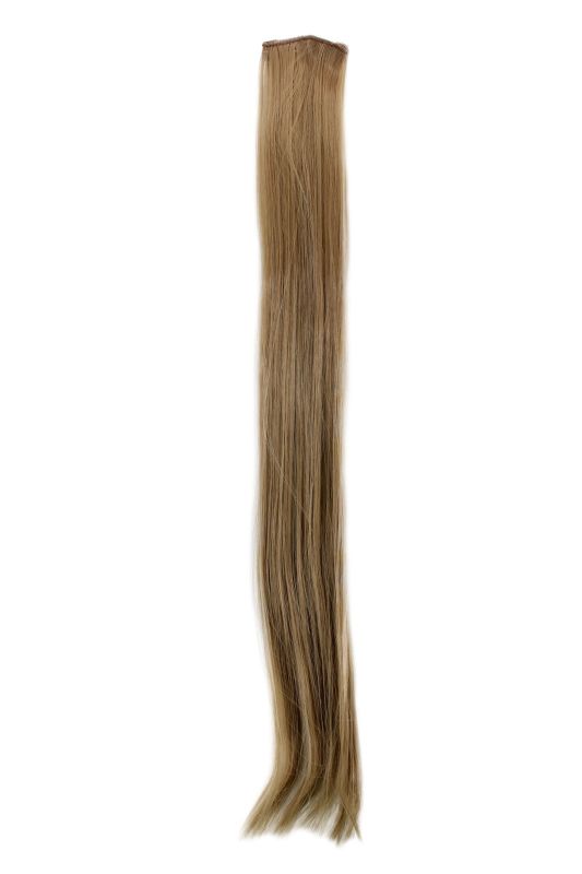 1 X Two Clip Clip In Extension Strand Straight 3 5 Inch Wide 25 Inches Long Dark Ash Blond