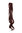 1 x Two Clip Clip-In extension strand curled wavy 3,5 inch wide, 25 inches long light dark auburn