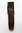 Hairpiece Pontail Pigtail extension slim light straight comb and ribbon chestnut brown mix 18"