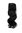YZF-TC18-1 Hairpiece Pontail Pigtail extension slim light wavy comb and ribbon deep black 18"