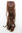 YZF-TC18-8 Hairpiece Pontail Pigtail extension slim light wavy comb and ribbon medium brown