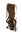 YZF-TC18-10 Hairpiece Pontail Pigtail extension slim light wavy comb and ribbon medium brown 18"