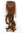 YZF-TC18-12 Hairpiece Pontail Pigtail extension slim light wavy comb and ribbon light ash brown 18"