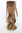 YZF-TC18-22 Hairpiece Pontail Pigtail extension slim light wavy comb and ribbon medium blond 18"