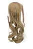 YZF-TC18-24 Hairpiece Pontail Pigtail extension slim light wavy comb and ribbon light ash blond 18"