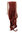 YZF-TC18-35 Hairpiece Pontail Pigtail extension slim light wavy comb and ribbon dark red