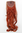 YZF-TC18-130 Hairpiece Pontail Pigtail extension slim light wavy comb and ribbon rust red 18"