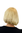 GFW948H-86 Lady Quality 3/4 Wig on black headband medium length straight light blond